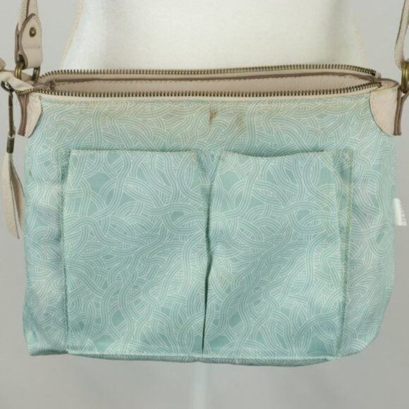 The Sak Women's Cream Leather Zip Closure Crossbody Bag - Picture 6 of 7